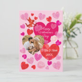 Happy Valentine's Day Feiertagskarte (Stehend Vorderseite)