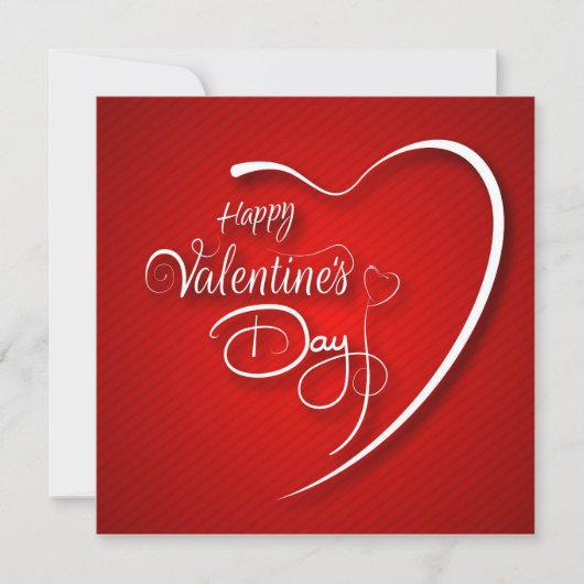 Happy Valentine's Day Feiertagskarte (Vorderseite)