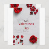 Happy Valentine's Day Feiertagskarte (Vorne/Hinten)