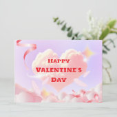 Happy Valentine's Day Feiertagskarte (Stehend Vorderseite)