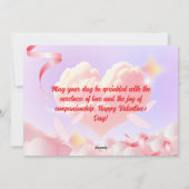 Happy Valentine's Day Feiertagskarte (Rückseite)