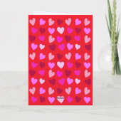 Happy Valentine's Day Feiertagskarte (Rückseite)