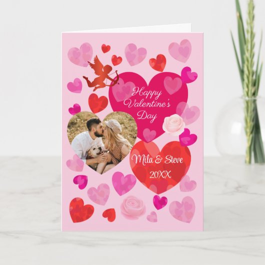 Happy Valentine's Day Feiertagskarte (Vorderseite)