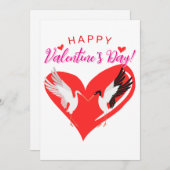 Happy Valentine's Day Feiertagskarte (Vorne/Hinten)