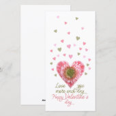Happy Valentine's Day Feiertagskarte (Vorne/Hinten)