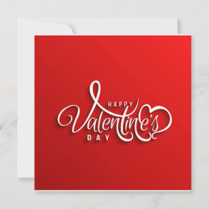 Happy Valentine's Day Feiertagskarte