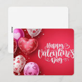Happy Valentines Day Feiertagskarte (Vorne/Hinten)