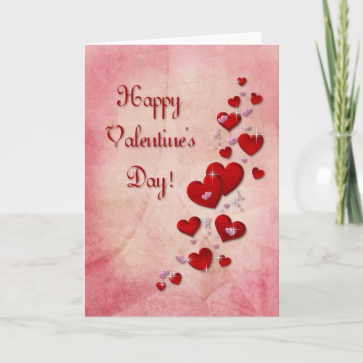 Happy Valentines Day Feiertagskarte (Vorderseite)