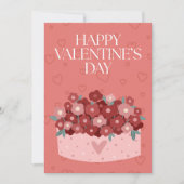 Happy Valentine's Day Feiertagskarte (Vorderseite)