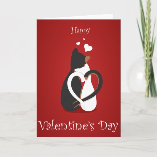 Happy Valentine's Day Feiertagskarte (Vorderseite)