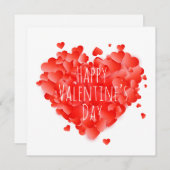 Happy Valentine's Day Feiertagskarte (Vorne/Hinten)