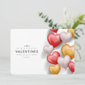 Happy Valentine's Day Feiertagskarte (Stehend Vorderseite)