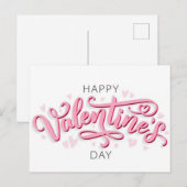 Happy Valentines Day Feiertagspostkarte (Vorne/Hinten)