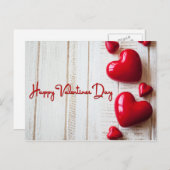 Happy valentines day feiertagspostkarte (Vorne/Hinten)