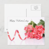Happy Valentine's Day Feiertagspostkarte (Vorne/Hinten)
