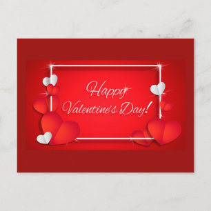 Happy Valentine's Day Feiertagspostkarte