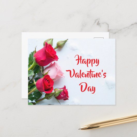 Happy Valentine's Day Feiertagspostkarte