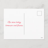 Happy Valentine's Day Feiertagspostkarte (Rückseite)