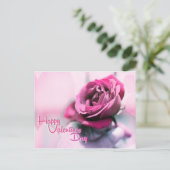 Happy Valentine's Day Feiertagspostkarte (Stehend Vorderseite)