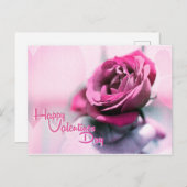 Happy Valentine's Day Feiertagspostkarte (Vorne/Hinten)