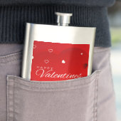 Happy Valentine's Day Flachmann (Beispiel)