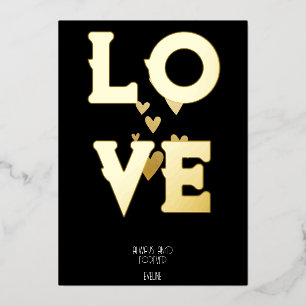 Happy Valentines Day Folien Feiertagskarte