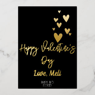 Happy Valentines Day Folien Feiertagskarte