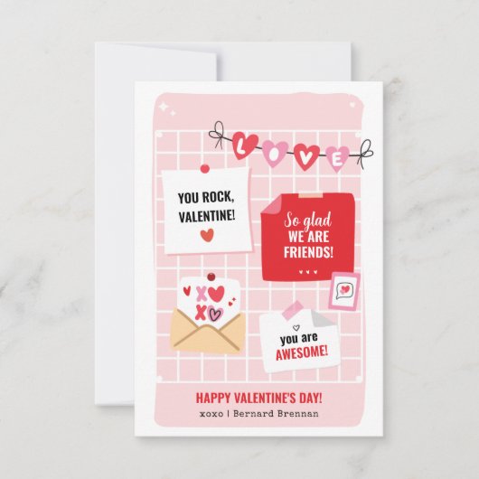 Happy Valentine's Day Foto Card Einladung (Vorderseite)