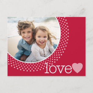 Happy Valentines Day Foto Feiertagspostkarte