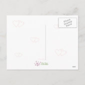 Happy Valentine's Day Foto Postkarte (Rückseite)