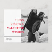 Happy Valentines Day | Foto Postkarte (Vorderseite)