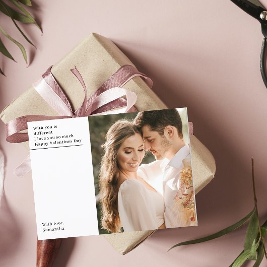 Happy Valentines Day | FOTO Postkarte