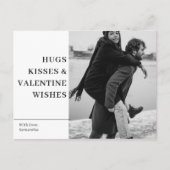 Happy Valentines Day | Foto Postkarte (Vorderseite)