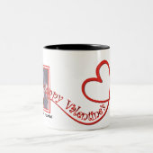 Happy Valentine's Day Foto Tasse (Mittel)