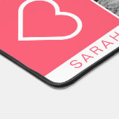 Happy Valentines Day Four Foto Collage Schreibtischunterlage (Ecke)