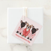 Happy Valentines Day French Bulldog Geschenkanhänger (Beispiel)