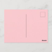 Happy Valentines Day French Bulldogs Postkarte (Rückseite)