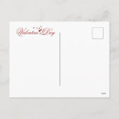 Happy Valentine's Day Frogs Postkarte (Rückseite)