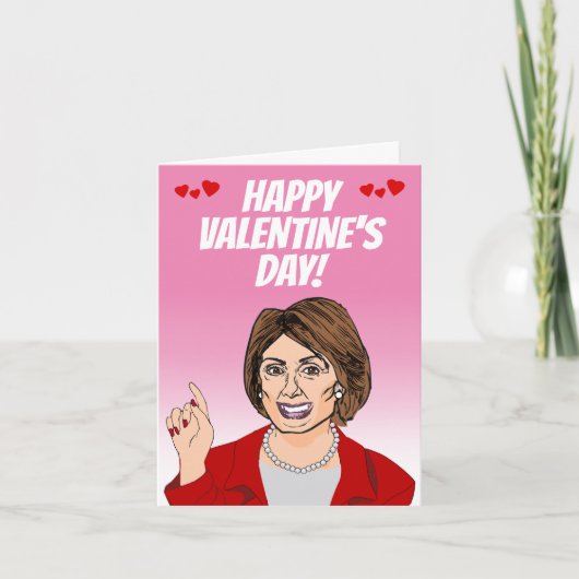Happy Valentine's Day from Nancy Pelosi Karte (Vorderseite)