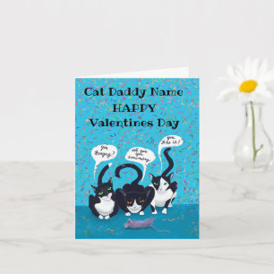 Happy Valentines Day from the Cats Card Karte