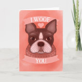 Happy Valentines Day from the Dog Karte (Vorderseite)