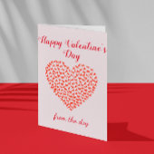 Happy Valentine's Day from the Pet Dog Karte