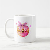 Happy Valentine's Day Funny Coquette Disco Ball Gi Kaffeetasse (Links)