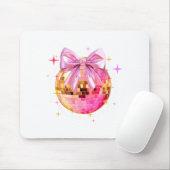 Happy Valentine's Day Funny Coquette Disco Ball Gi Mousepad (Mit Mouse)