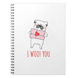 Happy Valentine's Day - Funny Dog Valentine Quotes Notizblock