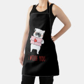 Happy Valentine's Day - Funny Dog Valentine Quotes Schürze (InSitu)