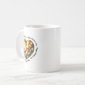Happy Valentine's Day Funny Gold Coquette Disco Ba Kaffeetasse (Vorderseite Links)