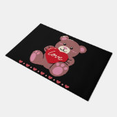 Happy Valentine's Day Fußmatte (Schrägansicht)