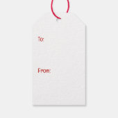 Happy Valentines Day German Shepherd Dogs Geschenkanhänger (Rückseite)