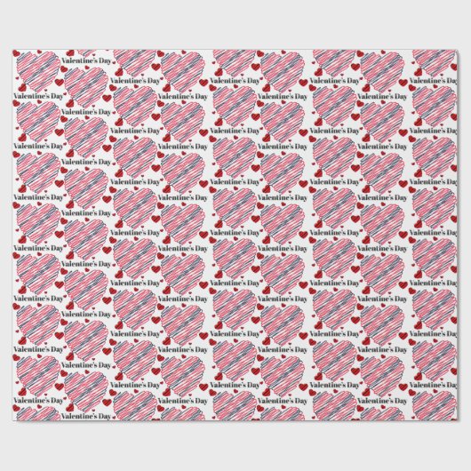 Happy Valentine's Day Geschenkpapier (Flach)